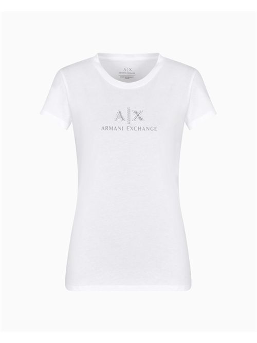 t-shirt woman white ARMANI EXCHANGE | XW000386AF10354/U0002